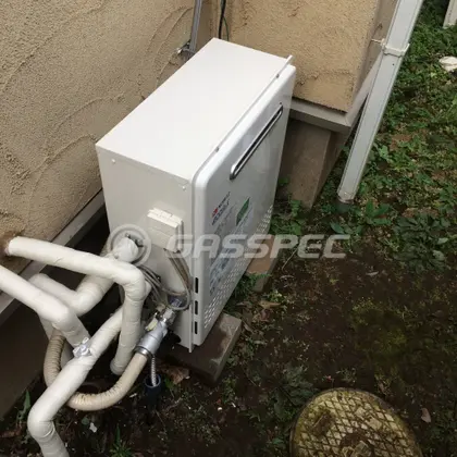 施工後の給湯器（ノーリツ GT-C2452SARX-2 BL）