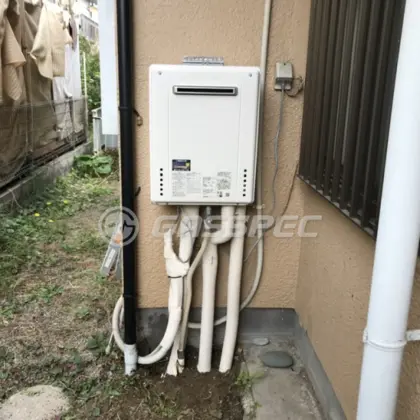 施工後の給湯器（ノーリツ GT-2470SAW BL）