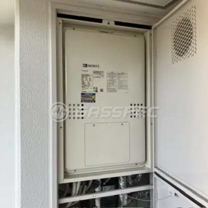 施工後の暖房熱源機（ノーリツ GTH-2454SAW3H-TB BL）
