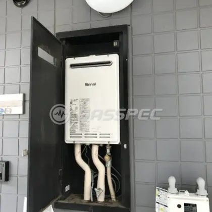 施工後の給湯器（リンナイ RUK-V1610BOX(A)-E）