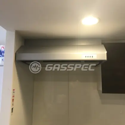 施工後のレンジフード（ノーリツ NFG9F04MSI）