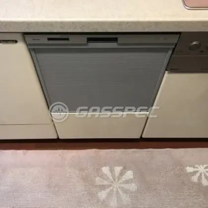 施工後のビルトイン食洗機（リンナイ RSW-405AA-SV）