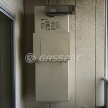 施工後の暖房熱源機（ノーリツ GTH-2454SAW3H-T BL）