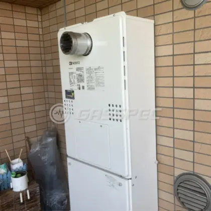 施工後の暖房熱源機（ノーリツ GTH-2454AW3H-T BL）