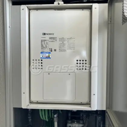 施工後の暖房熱源機（ノーリツ GTH-2454AW3H-TB BL）