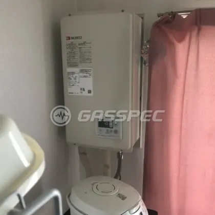 施工後の給湯器（ノーリツ GQ-1637WS-FFB）