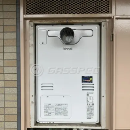 施工後の暖房熱源機（リンナイ RUFH-A2400SAT2-3(A)）