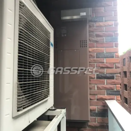 施工後の暖房熱源機（ノーリツ GTH-2454AW3H BL）