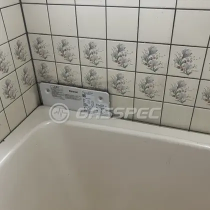 施工後の給湯器（リンナイ RUF-HA163A-E）