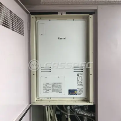 施工後の暖房熱源機（リンナイ RUFH-A2400AB2-3(A)）
