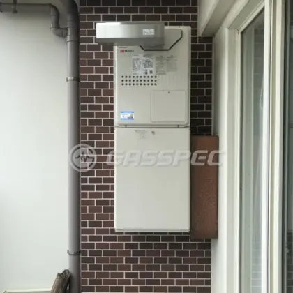 施工後の暖房熱源機（ノーリツ GTH-2445AWX3H-T-1 BL）