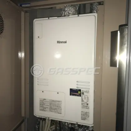 施工後の暖房熱源機（リンナイ RUFH-A2400SAU2-3(A)）
