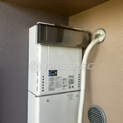 施工後の給湯器（ノーリツ GT-2470SAW BL）