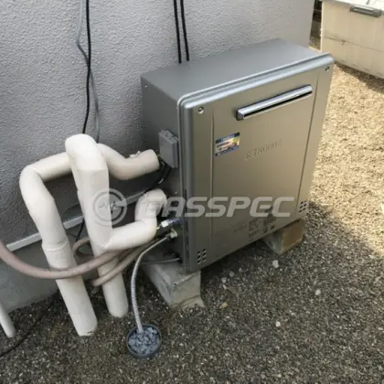 施工後の給湯器（ノーリツ GT-C2072SAR BL）