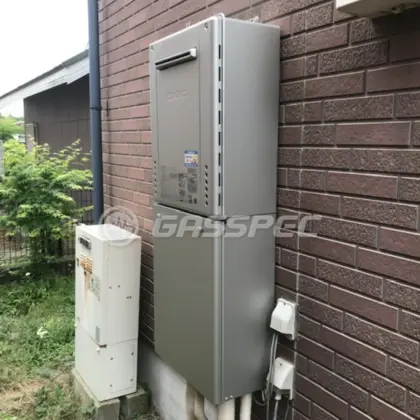施工後の給湯器（ノーリツ GT-C2472AW BL）