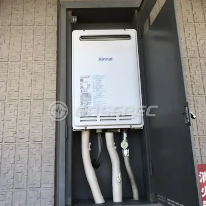 施工後の給湯器（リンナイ RUK-V1610BOX(A)-E）