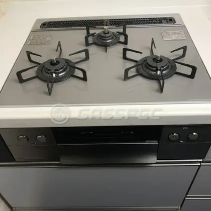 施工後のビルトインガスコンロ（ノーリツ N3WS5PWAS6STE（展示品））