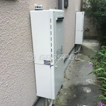 施工後の給湯器（ノーリツ GT-2470SAW BL）