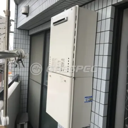 施工後の給湯器（ノーリツ GT-1670SAW BL）