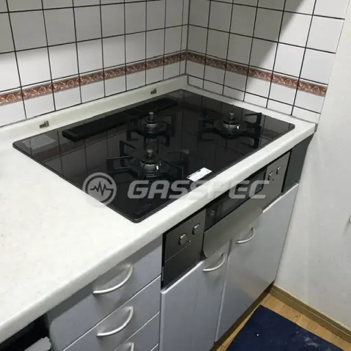 交換後のビルトインガスコンロ（ノーリツ N3WU2PWASQSTEC）