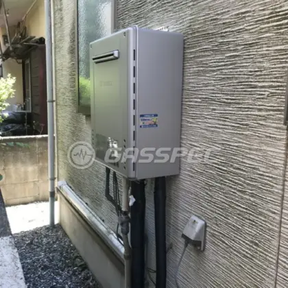 施工後の給湯器（ノーリツ GT-C2472SAW BL）