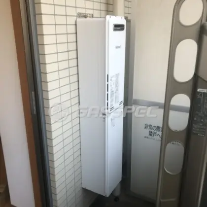 施工後の給湯器（リンナイ RUX-SA1616W(A)-E）