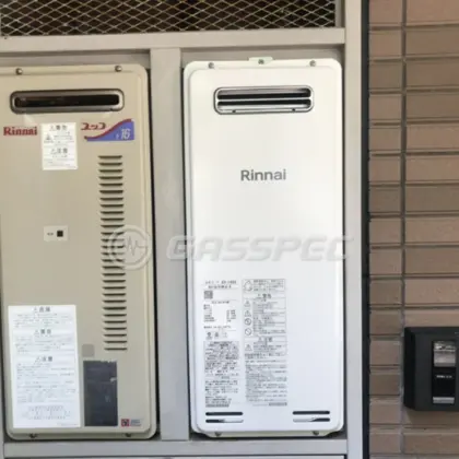 施工後の給湯器（リンナイ RUX-SA1616W(A)-E）