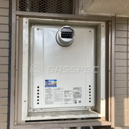 施工後の給湯器（ノーリツ GT-2470SAW-T BL）