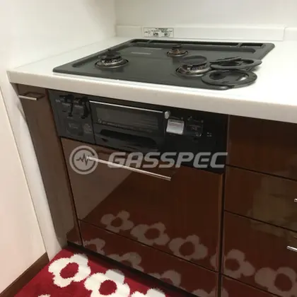 施工前のビルトインガスコンロ（DG3267NR）