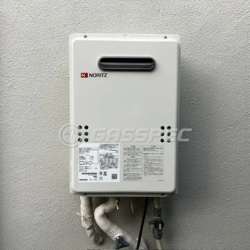 交換後の給湯器（ノーリツ GQ-1639WS-1）