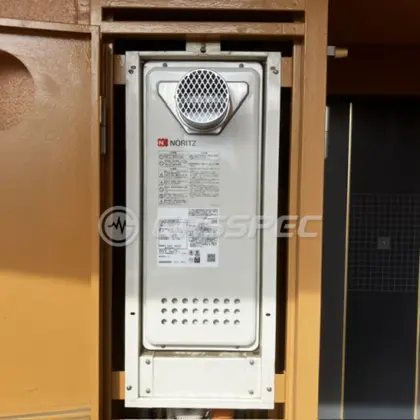 施工後の給湯器（ノーリツ GT-1653SAWX-T-4 BL）
