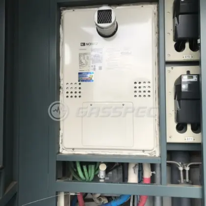 施工後の暖房熱源機（ノーリツ GTH-C2460SAW3H-T-1 BL）