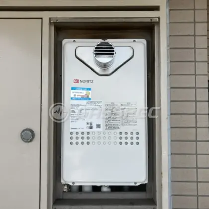 施工後の給湯器（ノーリツ GQ-2027AWX-T-DX BL）