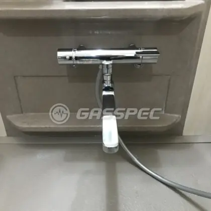 施工後の水栓・蛇口（TOTO TBV03408J1）