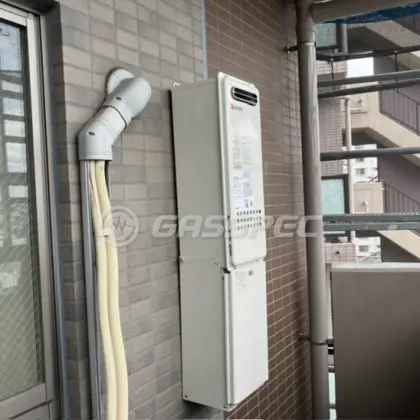 施工後の給湯器（ノーリツ GQ-1628WS BL）
