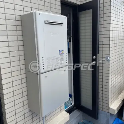施工後の給湯器（ノーリツ GT-C2072SAW BL）
