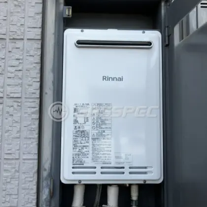 施工後の給湯器（リンナイ RUK-V1610BOX(A)-E）