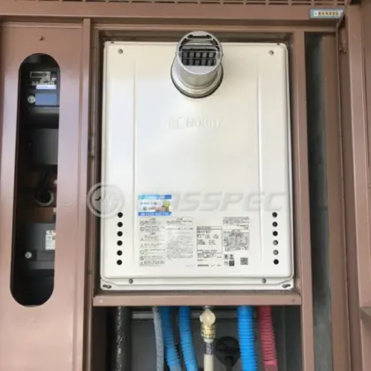 施工後の給湯器（ノーリツ GT-2470SAW-T BL）