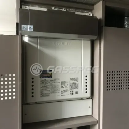 施工後の給湯器（ノーリツ GT-2470AW BL）