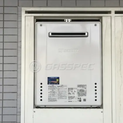 施工後の給湯器（ノーリツ GT-2470SAW BL）
