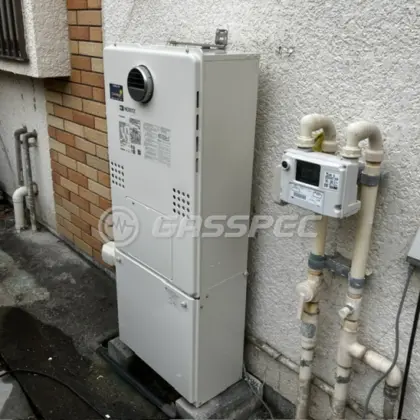 施工後の暖房熱源機（ノーリツ GTH-C2460AW3H-1 BL）