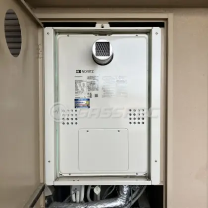施工後の暖房熱源機（ノーリツ GTH-C2460AW3H-T-1 BL）