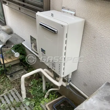 施工後の給湯器（ノーリツ GT-2470SAW BL）
