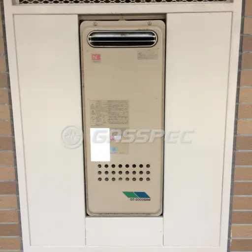 交換前の給湯器（ノーリツ GT-2003SAW）