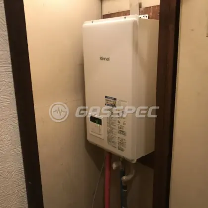 施工後の給湯器（リンナイ RUX-V2015SFFBA(A)-E）