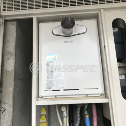 施工後の給湯器（リンナイ RUF-A2405SAT-L(C)）