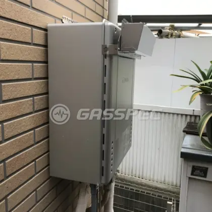 施工後の給湯器（ノーリツ GT-C2072SAW BL）