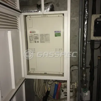 施工後の暖房熱源機（ノーリツ GTH-CV2450AW3H-H BL）