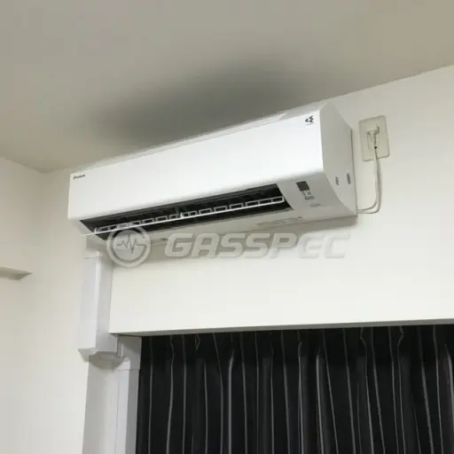 設置後のエアコン（ダイキン S224ATES-W）
