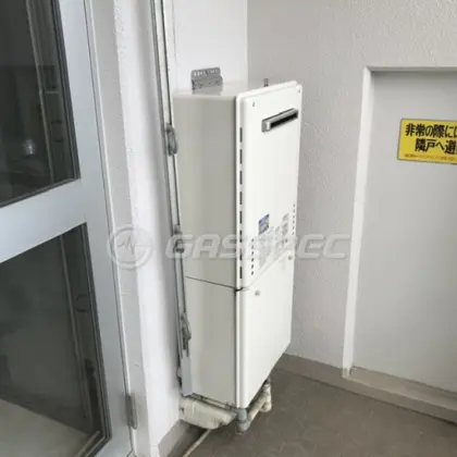 施工後の給湯器（ノーリツ GT-1670SAW BL）